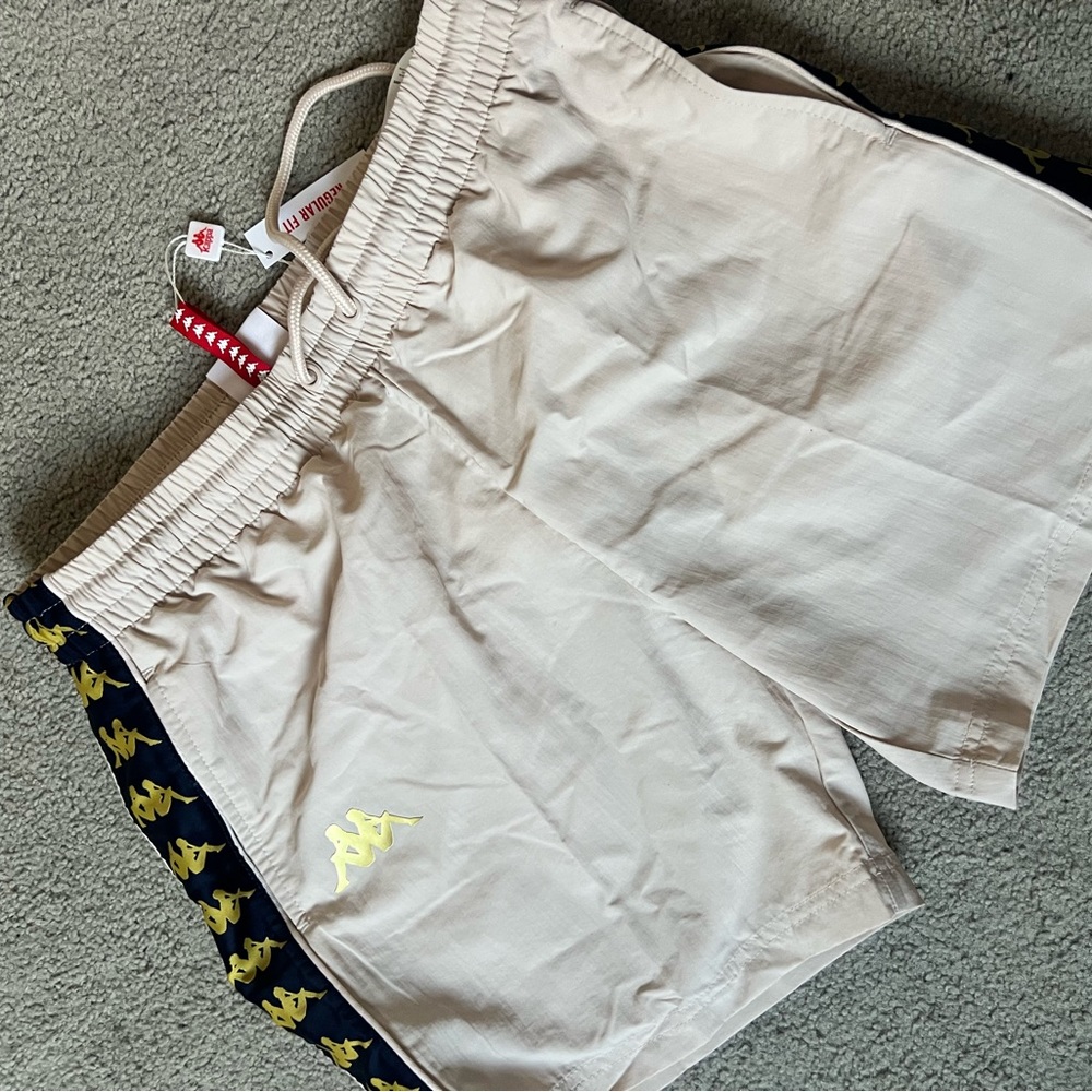 NWT Nude Kappa Swim Trunks size S